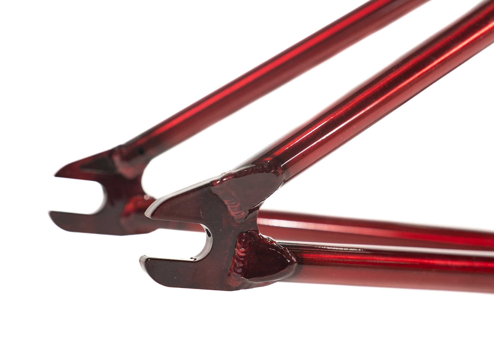 Colony Injustice Clear Red BMX frame